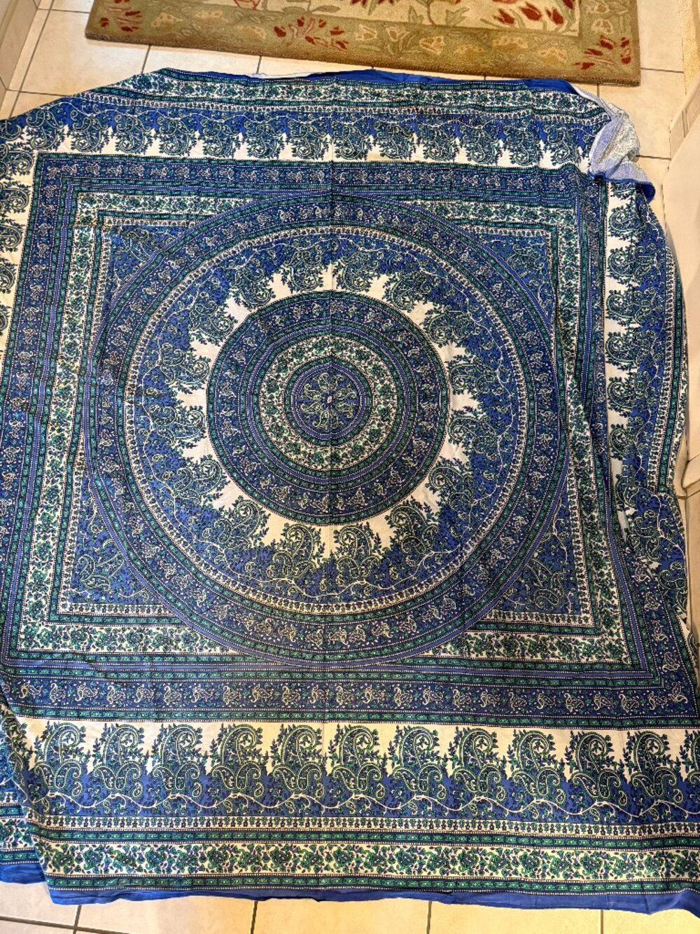 84" Cotton Tablecloth